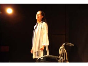 Jaye Griffiths on stage